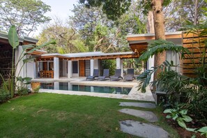 Lush and spacious yard. 