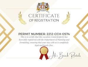 STR Registration Permit Number