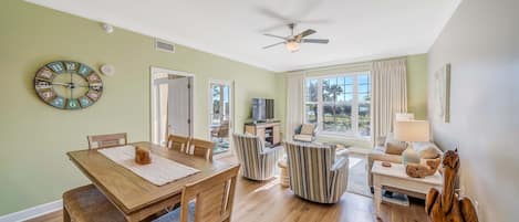 Spacious Dining/Living Area with a Gorgeous View!