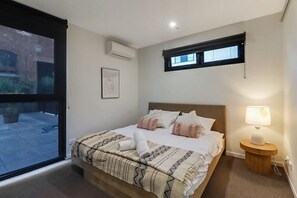 Master bedroom with ensuite on right side