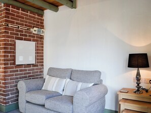 Cosy and comfortable open plan living area | Lucy’s Lodge - Doddick Farm Cottages, Threlkeld, near Keswick