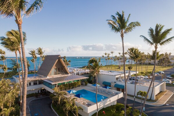 Aerial View and Outdoor Pool