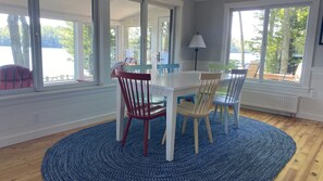 Dining area with seating for 6