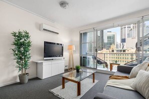 A tastefully furnished living area.