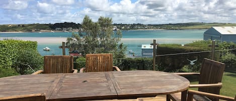 View of Camel Estuary from Aeolian Holiday Cottage, Padstow, North Cornwall