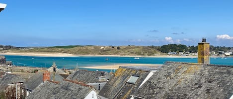 View of Padstow harbour  from Camel Cottage, North Cornwall