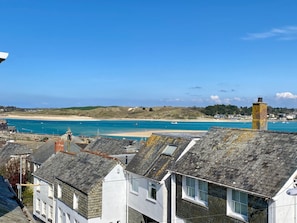 View of Padstow harbour  from Camel Cottage, North Cornwall