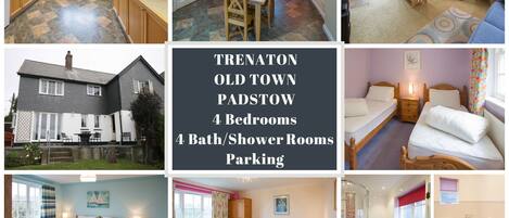 Photo grid of Trenaton Holiday Cottage, Padstow, North Cornwall
