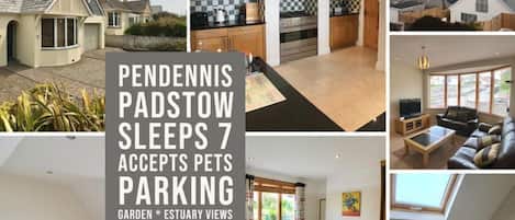 Photo grid of Pendennis Holiday Cottage, Padstow, North Cornwall