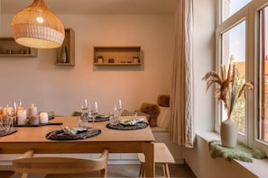 Beautiful and cosy shared dining area