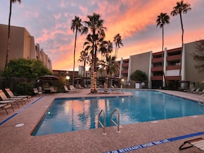 Beautiful private pool sunrise