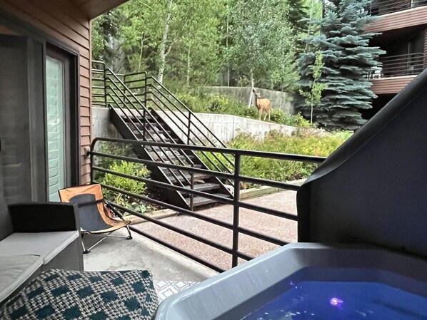 Hot tub view