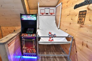 Game Loft includes Pop A Shot Basketball and Multicade
