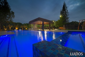Relax and enjoy the warm weather in our beautiful pool located in the backyard