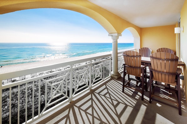 Private Balcony - Azure Resort Okaloosa Island Fort Walton Beach Vacation Rentals