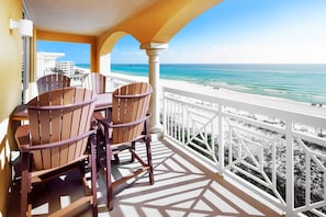 Private Balcony - Azure Resort Okaloosa Island Fort Walton Beach Vacation Rentals