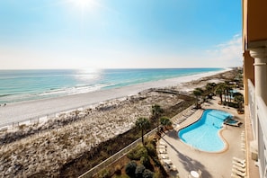 Private Balcony - Azure Resort Okaloosa Island Fort Walton Beach Vacation Rentals