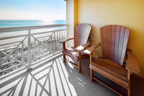 Private Balcony - Azure Resort Okaloosa Island Fort Walton Beach Vacation Rentals