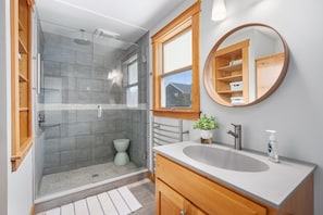 Bathroom One - Shower Stall. 1st floor