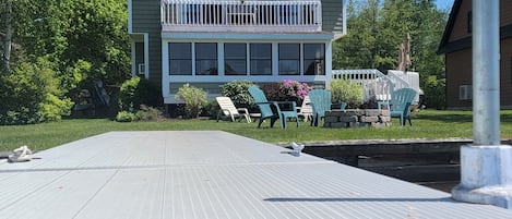 View of the house from the dock