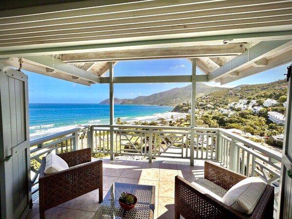 Upstairs bedroom balcony