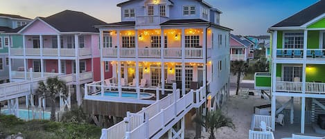 Exterior - Oceanfront at Dusk