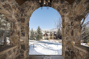 The view out from your front door - mountain landscape, blue bird days.  Ah Vail