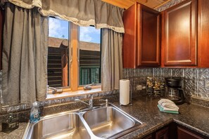 Kitchen Sink & Coffee/Tea Area