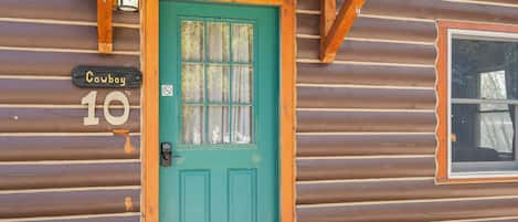 Cowboy Cabin Back Door