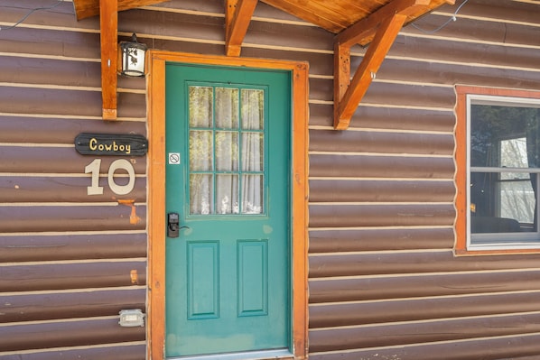 Cowboy Cabin Back Door