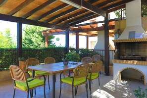 Shaded Barbecue area