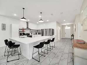 Huge kitchen island!