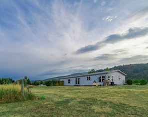 Rear of the house