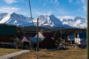 The view of the mountain Durmitor from the property