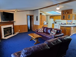 Family Room and Kitchen