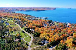 Ariel view of home, close to Sister Bay!