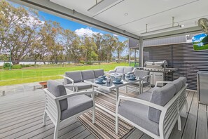 Dining in Deck area