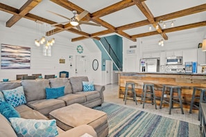 Living room in the main house