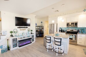 kitchen and first floor living room