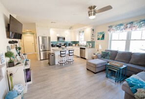 kitchen and first floor living room
