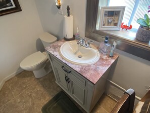 Downstairs half bath