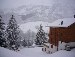 View from the balcony in Winter