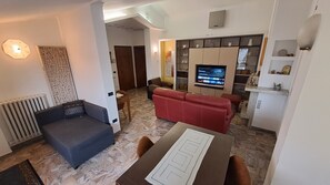 Soggiorno con divano letto