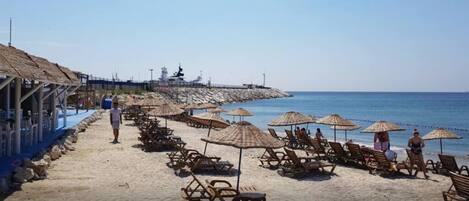 The marina beach close to Flat 