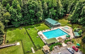 Coosawattee Resort outdoor pool, 1 of 3 pools on the property