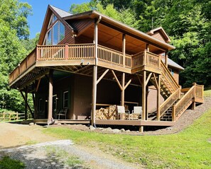 Every amenity you could want in a mountain cabin, tons of extras for young & old