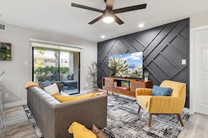 Patio entrance from living room