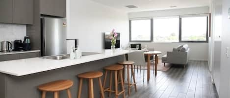 open plan kitchen 