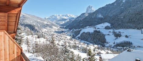 Panoramaaussicht vom Balkon