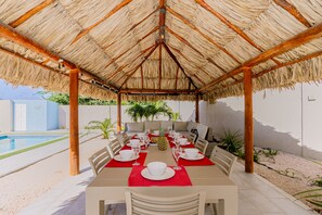 Dine al fresco, where every meal becomes a breath of fresh air - Enjoy the background sounds of birds, leaves - Turn your meal into a brief getaway from indoor chaos - Enjoy stunning surroundings while you dine